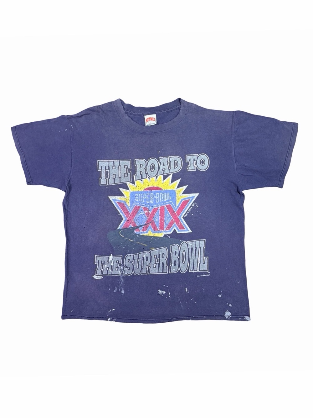 Vintage Nutmeg Mills 90s “The Road To Super Bowl XXIX” Dallas Cowboys Tee - XL